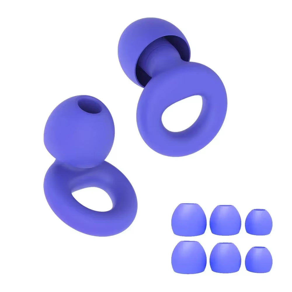 Concert Ear Plugs, High Fidelity Noise Cancelling Silicone Ear Plugs, Reusable Ear Plugs for Musicians, , Focus and Sleep