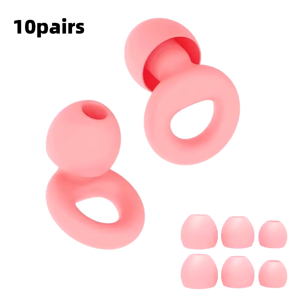 Concert Ear Plugs, High Fidelity Noise Cancelling Silicone Ear Plugs, Reusable Ear Plugs for Musicians, , Focus and Sleep